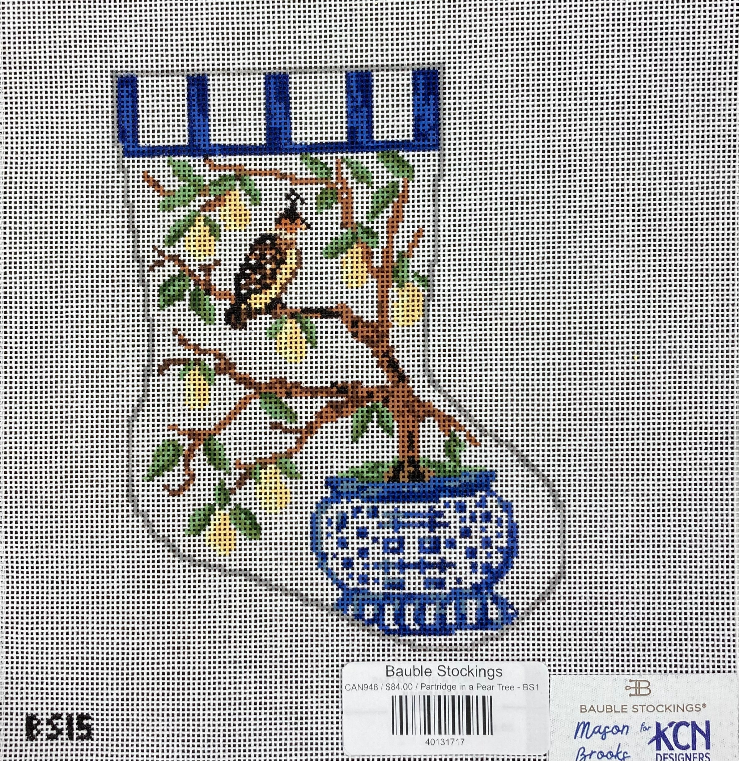 Full Size Needlepoint Stockings – Bauble Stockings