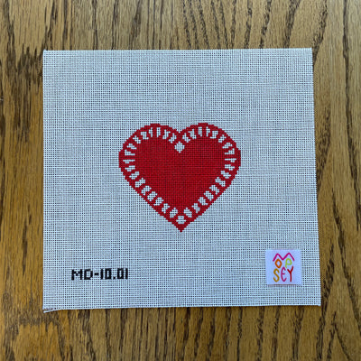 MD-10.01 Love Doily - red