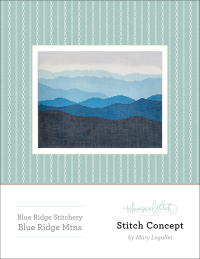 P1A Blue Ridge Mtn - large Canvas